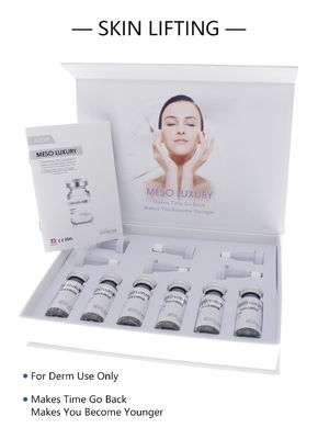Serum Meso Anti Penuaan Microneedling Serum Pengangkat Kulit Mesoterapi Transparan