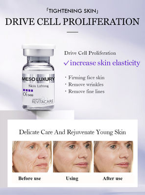 Serum Meso Anti Penuaan Microneedling Serum Pengangkat Kulit Mesoterapi Transparan