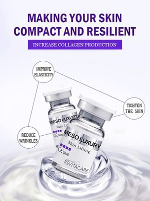 Serum Meso Anti Penuaan Microneedling Serum Pengangkat Kulit Mesoterapi Transparan