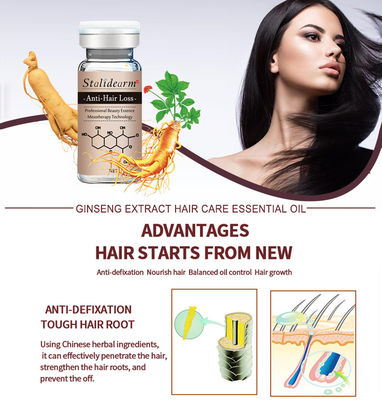 10ml Serum Anti Rambut Rontok Bahan Tanaman Serum Pertumbuhan Rambut Alami Microneedling