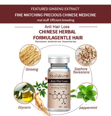 10ml Serum Anti Rambut Rontok Bahan Tanaman Serum Pertumbuhan Rambut Alami Microneedling