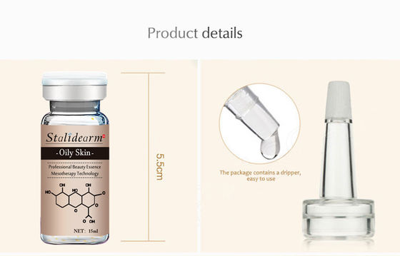 Serum Herbal Organik Anti Jerawat Label Disesuaikan Dermapen Esensi Wajah Untuk Kulit Berminyak