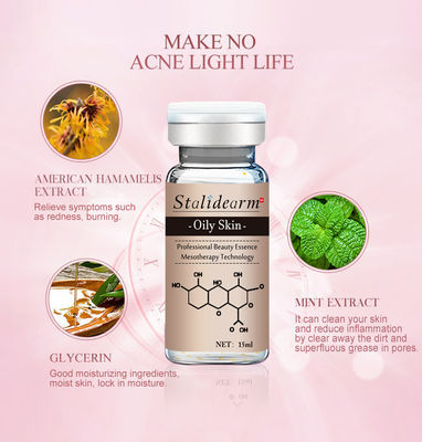 Perawatan Jerawat Mesoterapi Serum Microneedle Anti Jerawat Label Kustom Pena Dermal Essence Wajah Untuk Kulit Berminyak