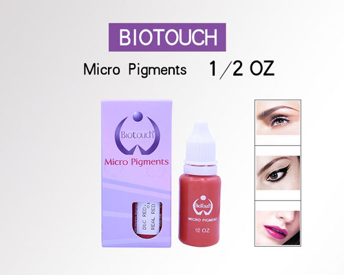 Biotouch Mikro Pigmen Tinta Tato Cokelat Coklat 1/2 Oz Untuk Alis Bibir Tato Pigmen Makeup Permanen