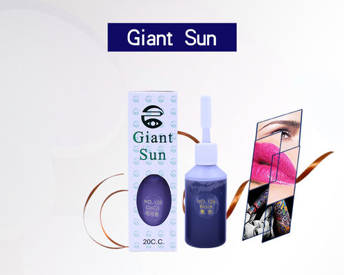 GIANT SUN Semi Permanent Makeup Pigment / Tinta Tato Asli 20ml Untuk Tato Alis Bibir