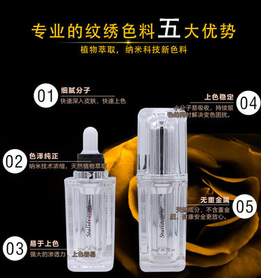 Stalidearm Original Brand Organic Permanent Makeup Lip Pigment / Pigmen Tinta Tato Alis 20ml Warna Alami