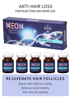 Asli Anti Rambut Rontok Perawatan Injeksi Pertumbuhan Kembali Rambut Esensi Alopecia Areata Mesotherapy Serum untuk Rambut