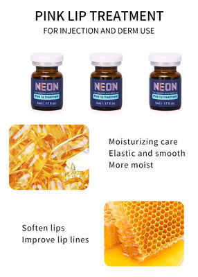 Serum Perawatan Bibir Merah Muda Mesoterapi Serum Perbaikan Bibir Injeksi 0.17 fl oz