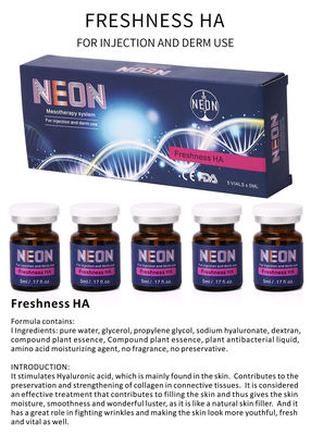 OEM Meso Therapy Serum Kesegaran Ha Injeksi Asam Hyaluronic Pelembab