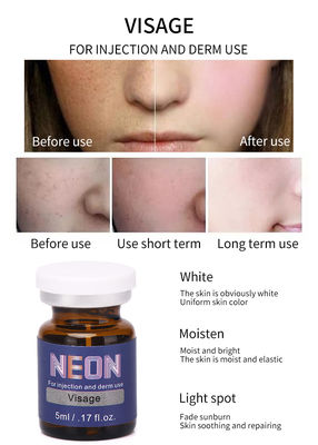 Visage Meso Therapy Serum Perawatan Kulit Esensi Set Injeksi Untuk Anti Penuaan Bergizi Efek Alami Aman