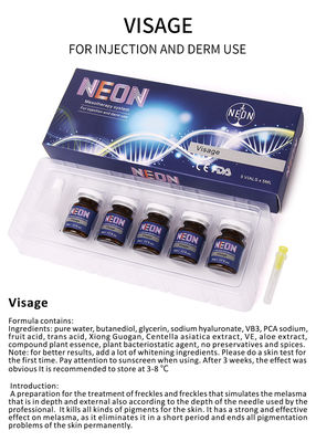 Visage Meso Therapy Serum Perawatan Kulit Esensi Set Injeksi Untuk Anti Penuaan Bergizi Efek Alami Aman