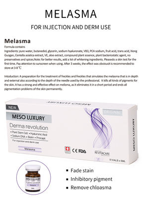 Anti UV Meso Melasma Removal Serum Injeksi 5ml Serum Wajah Untuk Flek Hitam