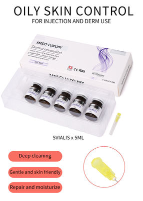 Kontrol Minyak Serum Keseimbangan Kulit Meso Luxury 24k Gold Peptide Serum Set Private Label OEM
