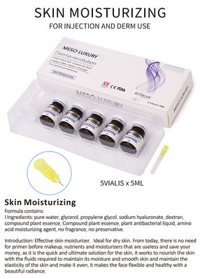 Mesotherapy Serum Pelembab Kulit 5ml Serum Asam Hyaluronic Transparan Untuk Wajah