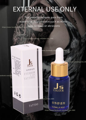 Solusi Mati Rasa Tato JS Transparan Gel Mati Rasa Anti Alergi Cairan riasan permanen mati rasa
