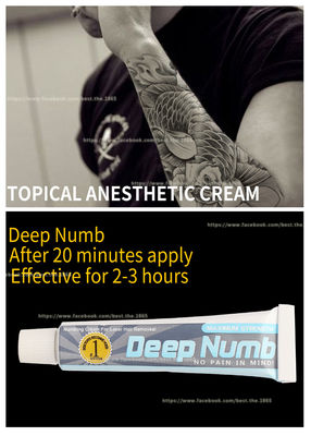 OUR Tattoo Numbing Cream Gel, lebih baik dari krim penghilang tato yang ada di pasaran. Ini adalah nu asli kami yang tidak berminyak