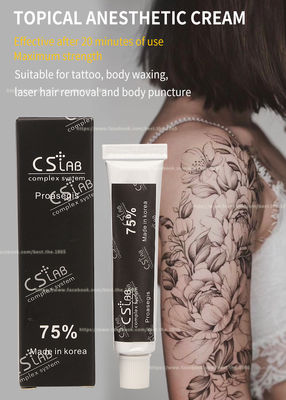 CS Lab 75% Mati Rasa Krim Anestesi Tato Krim Mati Rasa TGel polishkal Untuk Tato Alis Bibir Microneedling