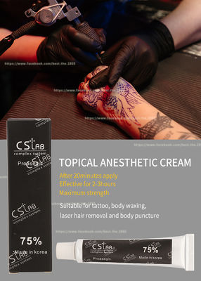 CS Lab 75% Mati Rasa Krim Anestesi Tato Krim Mati Rasa TGel polishkal Untuk Tato Alis Bibir Microneedling
