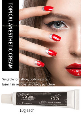CS Lab 75% Mati Rasa Krim Anestesi Tato Krim Mati Rasa TGel polishkal Untuk Tato Alis Bibir Microneedling