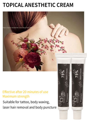 CS Lab 75% Mati Rasa Krim Anestesi Tato Krim Mati Rasa TGel polishkal Untuk Tato Alis Bibir Microneedling