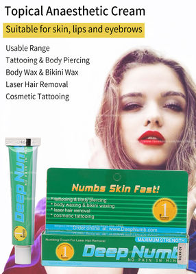 TKTX Deep Numb Anestesi Lidocaine Tattoo Cream 10g Hentikan Rasa Sakit Terapkan Efek 20 Menit Berlangsung Selama 3 Jam