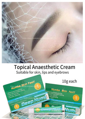 TKTX Deep Numb Anestesi Lidocaine Tattoo Cream 10g Hentikan Rasa Sakit Terapkan Efek 20 Menit Berlangsung Selama 3 Jam