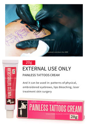 Tattoo Painless Cream Anestesi Mati Rasa Cream 10g 20g 30g Tabung Pereda Nyeri