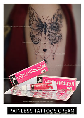 Tattoo Painless Cream Anestesi Mati Rasa Cream 10g 20g 30g Tabung Pereda Nyeri