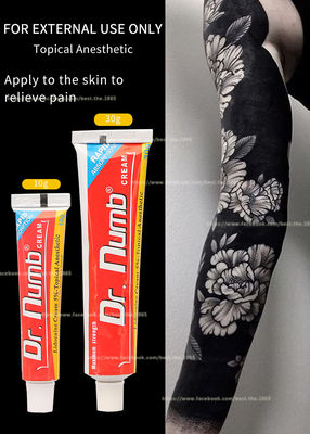 Non Oily Numb Anestesi Cream Dr Numb 30g Lidocaine Cream Untuk Bibir Alis Tato Laser Hair Removal