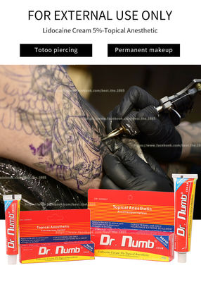 Non Oily Numb Anestesi Cream Dr Numb 30g Lidocaine Cream Untuk Bibir Alis Tato Laser Hair Removal