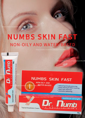30g Numb Anesthetic Cream / Dr Numb Tattoo Numbing Cream Efek Tahan Lama Selama 3 Jam