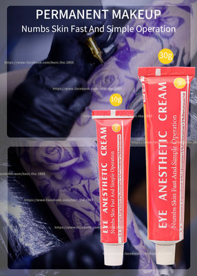 Sangat Efektif Krim Mata Anestesi Mati Rasa 10g 30g Piercing Numb Cream Warna Merah Muda Putih