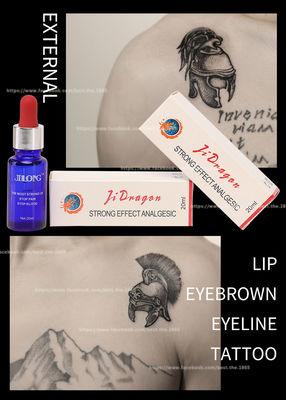 JINLONG Tattoo Anesthetic Liquid Transparan Freeze Ice Pain Stop Liquid 20ml