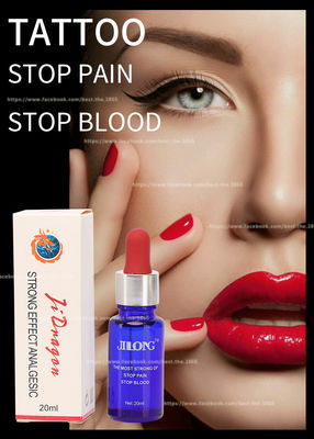 JINLONG Tattoo Anesthetic Liquid Transparan Freeze Ice Pain Stop Liquid 20ml