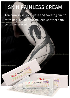 30G Anesthetic Numbing Cream / F&E Tattooist Skin Painless Cream Tahan Selama 3 Jam