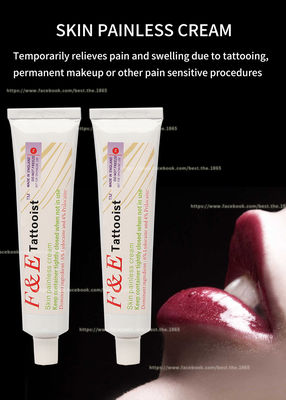 30G Anesthetic Numbing Cream / F&E Tattooist Skin Painless Cream Tahan Selama 3 Jam