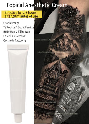 Waxing Tato Tanpa Rasa Sakit Tabung Putih 30G Krim Anestesi Mati Rasa Putih 30g Krim TGel polishkal Lidokain