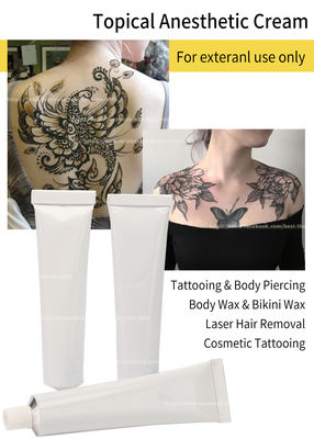 Waxing Tato Tanpa Rasa Sakit Tabung Putih 30G Krim Anestesi Mati Rasa Putih 30g Krim TGel polishkal Lidokain