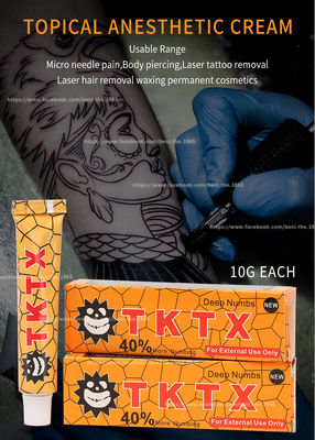 Original TKTX Yellow Numbing Cream 10g Microneedling Untuk Laser Hair Removal