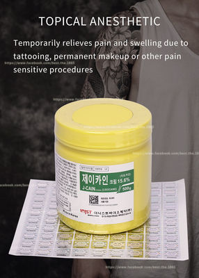 J CAIN 500g 29.9% Tattoo Numbing Cream Kualitas Asli Label Hijau 15.6%/29.9% Paket OEM Harga Bagus