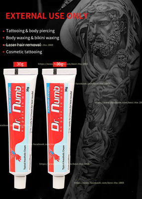 Dr Mati Rasa 30G Makeup Permanen Tato Mati Rasa Krim Tanpa Rasa Sakit Lidocaine Cream Harga Grosir Tag #45 Gel 30 ml TKTX TATO