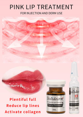 Stalideram Merek Merah Muda Bibir Injeksi Perawatan Serum Derma Microneedling Mesoterapi Bibir Perbaikan Essence