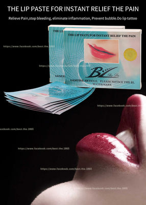 Pereda Sakit Bibir Pad BL Makeup Permanen Tato Bibir Pasta Berhenti Pendarahan Anti Pembengkakan
