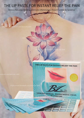 Pereda Sakit Bibir Pad BL Makeup Permanen Tato Bibir Pasta Berhenti Pendarahan Anti Pembengkakan