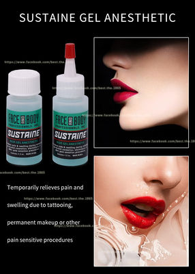 Asli Sustaine Mati Rasa Gel Stabil Hijau Anti Alergi Gel Biru Tato Anestesi Gel