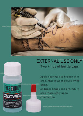Original Sustaine Gel Penahan Rasa Sakit Tato Hijau Biru Gel Riasan Permanen Gel Anestesi