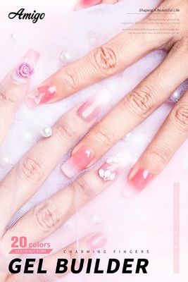 56ml UV Nail Builder Gel No.5 Tidak Berbau HQ Free Hard Glaze 20 Warna