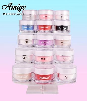 OEM Acrylic Nail Dip Powder Kit Cetakan Mudah Tidak Beracun Untuk Salon