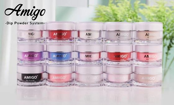 Kit Bubuk Mencelupkan Kuku Akrilik 20 Warna Bersertifikat SGS MSDS