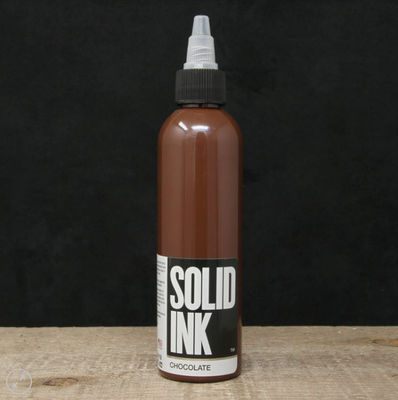 Pigmen Riasan Permanen Terlihat Alami Tinta Tato Tinta Padat Cokelat Vegan 30ML